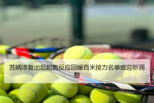 苏炳添复出后起跑反应回暖百米接力名单或迎新调整
